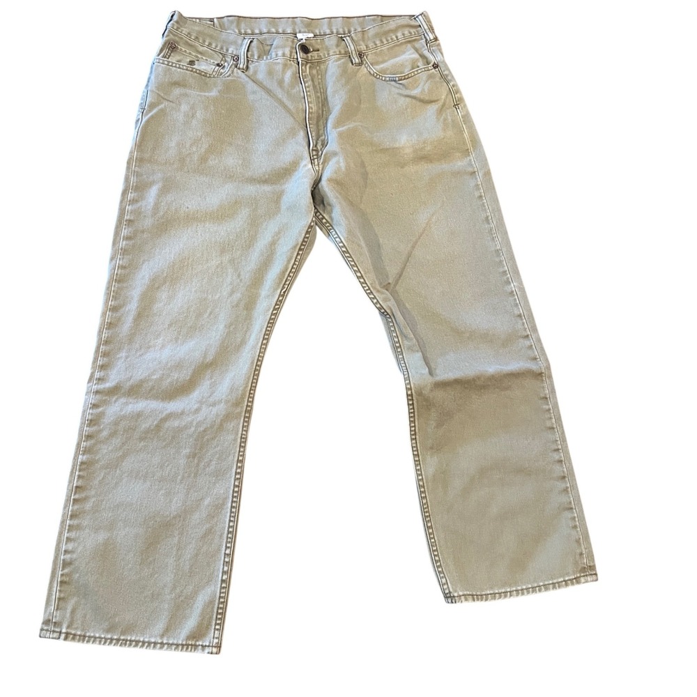 Polo Ralph Lauren Authentic Dungarees Mens 38x30 Olive Green Cotton Twill Pants